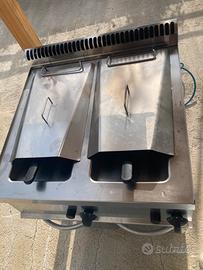 Friggitrice inox 14+14L