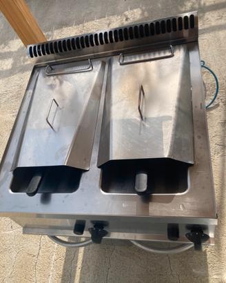 Friggitrice inox 14+14L
