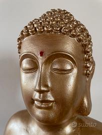 Statua del Buddha in cemento/pietra