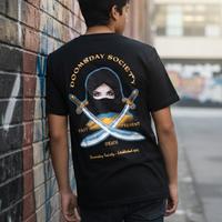 Maglietta Doomsday Society "Luna Park" Nera 