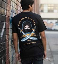 Maglietta Doomsday Society "Luna Park" Nera 