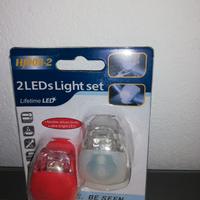 kit  2 luci led bianco/rosso viaggia sicuro!