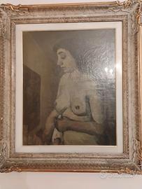 Olio su tela Domenico Cantatore