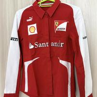 Camicia maniche lunghe ferrari puma donna