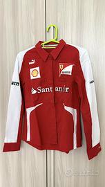 Camicia maniche lunghe ferrari puma donna