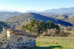 Rudere ad Urbino con splendida vista