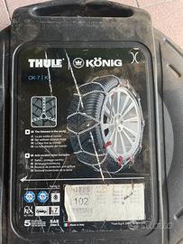 CATENE neve KONIG 7mm misura 100 MAI USATE