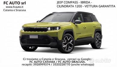 Jeep Compass Altitude 1.2 145cv eHybrid - NUOVA DA
