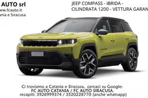 Jeep Compass Altitude 1.2 145cv eHybrid - NUOVA DA