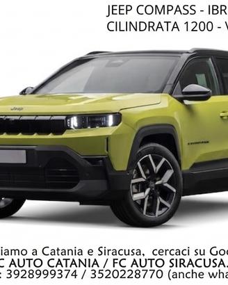 Jeep Compass Altitude 1.2 145cv eHybrid - NUOVA DA