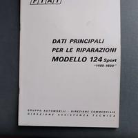 manuali riparazioni FIAT 124  sport