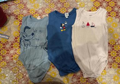 Bodi a canottiera per neonati 9-12 mesi