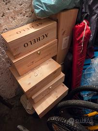 Cassette di legno per vino