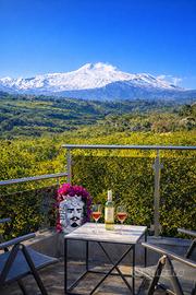 Casa Vacanze con Jakuzzi vista Etna, Relax, Mare