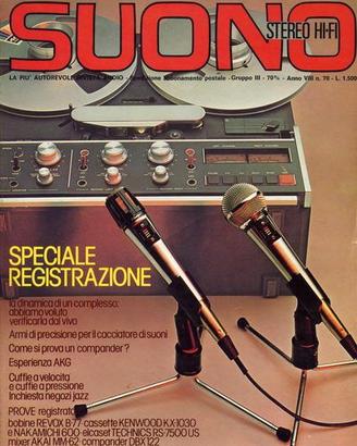 rivista SUONO n° 70 del aprile 1978