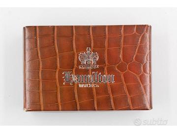 Hamilton Scatola Porta Orologio Vintage