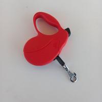 Collare per cane allungabile di plastica rosso
