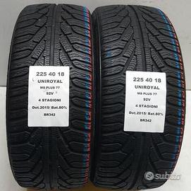 2 gomme 225 40 18 uniroyal br342