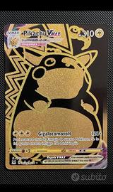 TG29-TG30 Pikachu VMAX Black Gold condizione NM