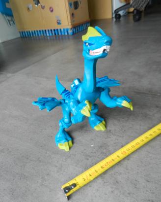 Dinosauro 2 in 1, snodabile, alto circa 20 cm