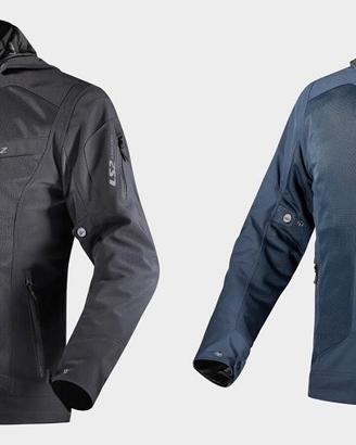 Giacca moto uomo impermeabile LS2 BOLTON AIR in du