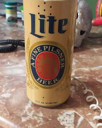 TELEFONO LATTINA VINTAGE BIRRA MILLER LITE MODERNA
