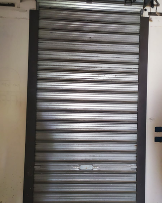 Porta saracinesca zincata avvolgibile elettrica
