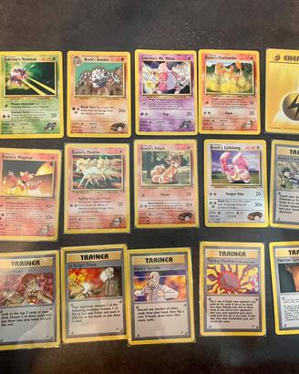 🎴Lotto Carte Pokémon Gym Heroes & Challenge