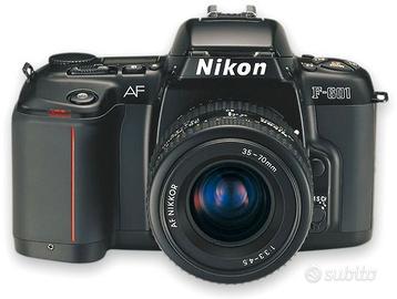 Reflex nikon 601 +obiettivo AF 35.70 3,3-4,5