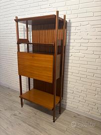 Libreria a colonna in teak anni '60