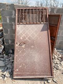 Portone cancello ferro 105 x 205