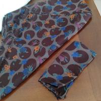 Sciarpetta uomo double face 