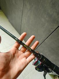Canna da pesca da Spinning+Artificiali da spinning