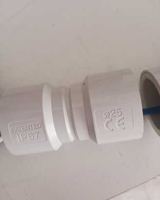 Raccordo tubo tubo diam 25 ip 67