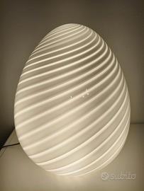 Lampada Venini vintage vetro soffiato