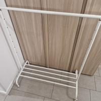 Stand appendiabiti bianco Ikea Rigga
