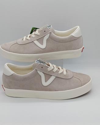 Vans n.40 mod sport Low beige pelle