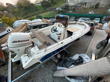 Open autosvuotante 70cv 4 tempi + rimorchio nuovo