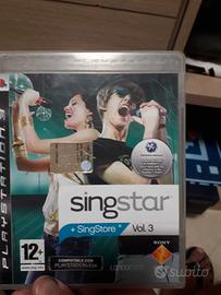 SINGSTAR VOL 3 gioco  playstation 3  mai giocato