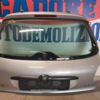 Portellone bagagliaio grigio Peugeot 206 del 2003