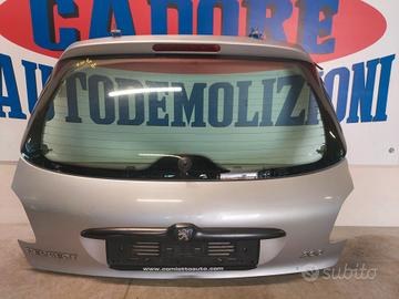 Portellone bagagliaio grigio Peugeot 206 del 2003