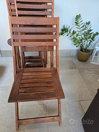 Sedie ikea in legno