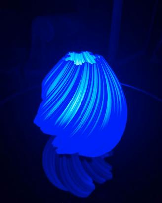 Lampada stampata in 3D Fractal Elegance