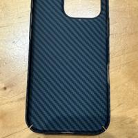 Custodia iphone 16 pro fibra carbonio