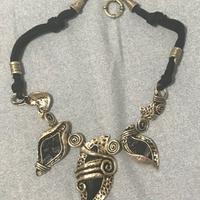 Girocollo etnico in argento