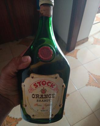 Bottiglia liquore Stock orange