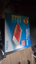 router fritz 3490 con scatolo e accessori