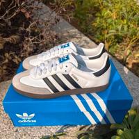 Adidas Originals Samba Bianca/Nera 40 Nuove