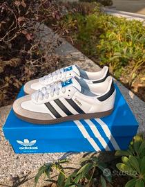 Adidas Originals Samba Bianca/Nera 40 Nuove