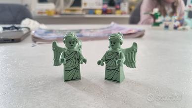 2x LEGO Black Pearl Figurehead - Sand Green